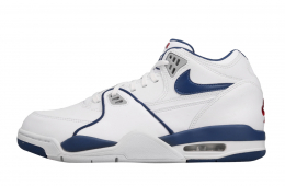 Nike Air Flight 89 White Dark Royal Blue