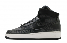Nike Air Force 1 High 07 PRM Black Sail Vast Grey