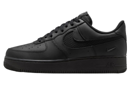 Nike Air Force 1 Low Black Nylon Swoosh