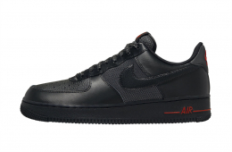 Nike Air Force 1 Low Black Red
