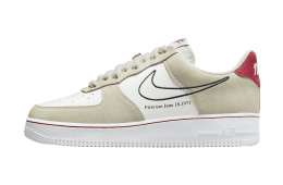 Nike Air Force 1 Low First Use Light Sail Red