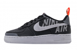 Nike Air Force 1 Low GS Black Wolf Grey Dark Grey