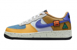 Nike Air Force 1 Low GS University Gold Light Bone