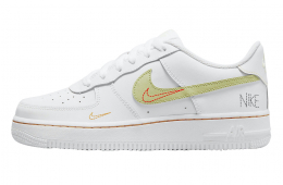 Nike Air Force 1 Low GS White Bright Crimson