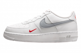 Nike Air Force 1 Low GS White Grey Red