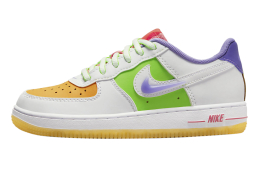 Nike Air Force 1 Low GS White Multicolor