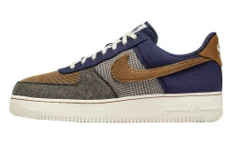 Nike Air Force 1 Low PRM Midnight Navy Ale Brown