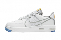 Nike Air Force 1 Low React White Light Smoke Grey