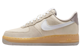 Nike Air Force 1 Low Suede Canvas Khaki