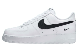 Nike Air Force 1 Low White / Black Nylon Swoosh