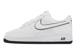 Nike Air Force 1 Low White Black Outline Swoosh