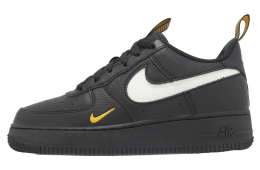 Nike Air Force 1 LV8 GS Black / White University Gold