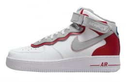 Nike Air Force 1 Mid Athletic Club White Red