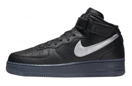 Nike Air Force 1 Mid Black Metallic