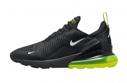 Nike lime green shops and black shoes