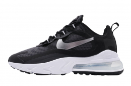 Nike Air Max 270 React Black Metallic Silver