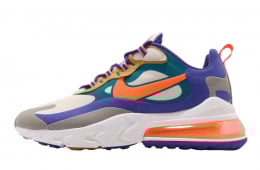 Nike Air Max 270 React Light Orewood Brown Hyper Crimson