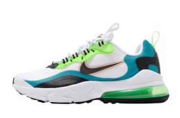 Nike Air Max 270 React SE GS Oracle Aqua Black Ghost Green