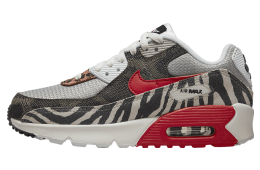 Nike Air Max 90 GS Light Iron Ore / University Red