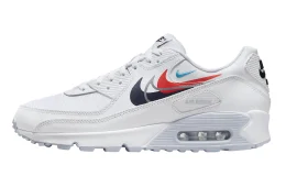 Nike Air Max 90 Multi Swoosh White Grey