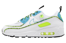 Nike Air Max 90 SE Worldwide White Blue Fury