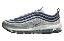 Nike Air Max 97 Metallic Silver Chlorine Blue