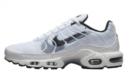 Nike Air Max Plus Spray Paint Swoosh White Black