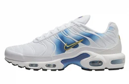 Nike Air Max Plus Spray Paint Swoosh White Blue