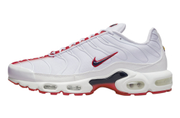 Nike Air Max Plus White University Red