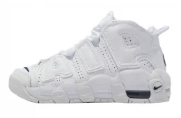 Nike Air More Uptempo GS White Midnight Navy