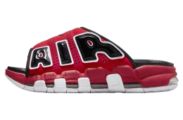 Nike Air More Uptempo Slide Black / Varsity Red