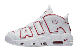 Nike Air More Uptempo White Varsity Red