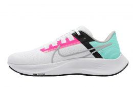 Nike Air Zoom Pegasus 38 White Wolf Grey Hyper Pink