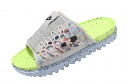 Nike Asuna Crater Slide Platinum Tint Black Volt