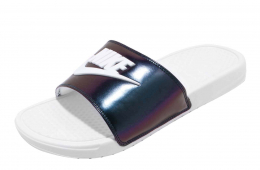 Nike Benassi JDI SE White Lucid Green