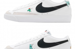 Nike Blazer Low 77 GS White Black Bright Crimson