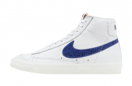 Nike Blazer Mid 77 Red Blue Snakeskin Swooshes