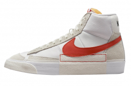 Nike Blazer Mid 77 Remastered White Habanero Red