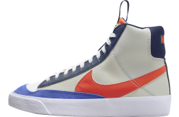 Nike Blazer Mid 77 SE GS White / Light Silver / Team Orange