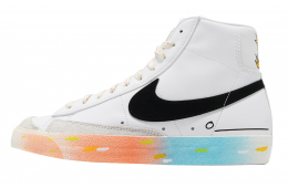 Nike Blazer Mid 77 Vintage White Black Sail Turf Orange