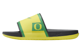 Nike College Offcourt  Slide (Oregon) Yellow Strike / Dark Smoke Grey