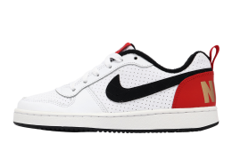 Nike Court Borough Low GS White / University Red