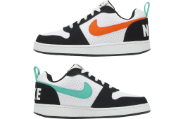 Nike Court Borough Low WMNS White / Safety Orange White