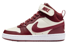 Nike Court Borough Mid 2 GS Soft Pearl / Dark Team Red