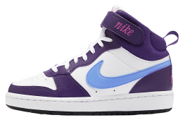 Nike Court Borough Mid 2 GS White / Eggplant