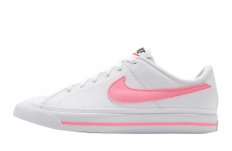 Nike Court Legacy GS White Sunset Pulse