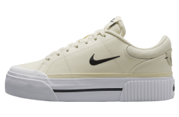 国内配送 NIKE W COURT LEGACY LIFT WHITE/GUM YELLOW-V.GREEN Nike Court Legacy Lift 