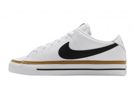 Nike Court Legacy White Black Desert Ochre