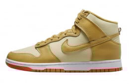 Nike Dunk High Gold Canvas