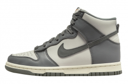 Nike Dunk High GS Light Grey Dark Grey